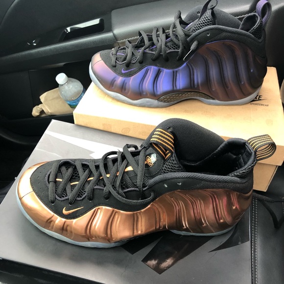 nike air foamposite copper